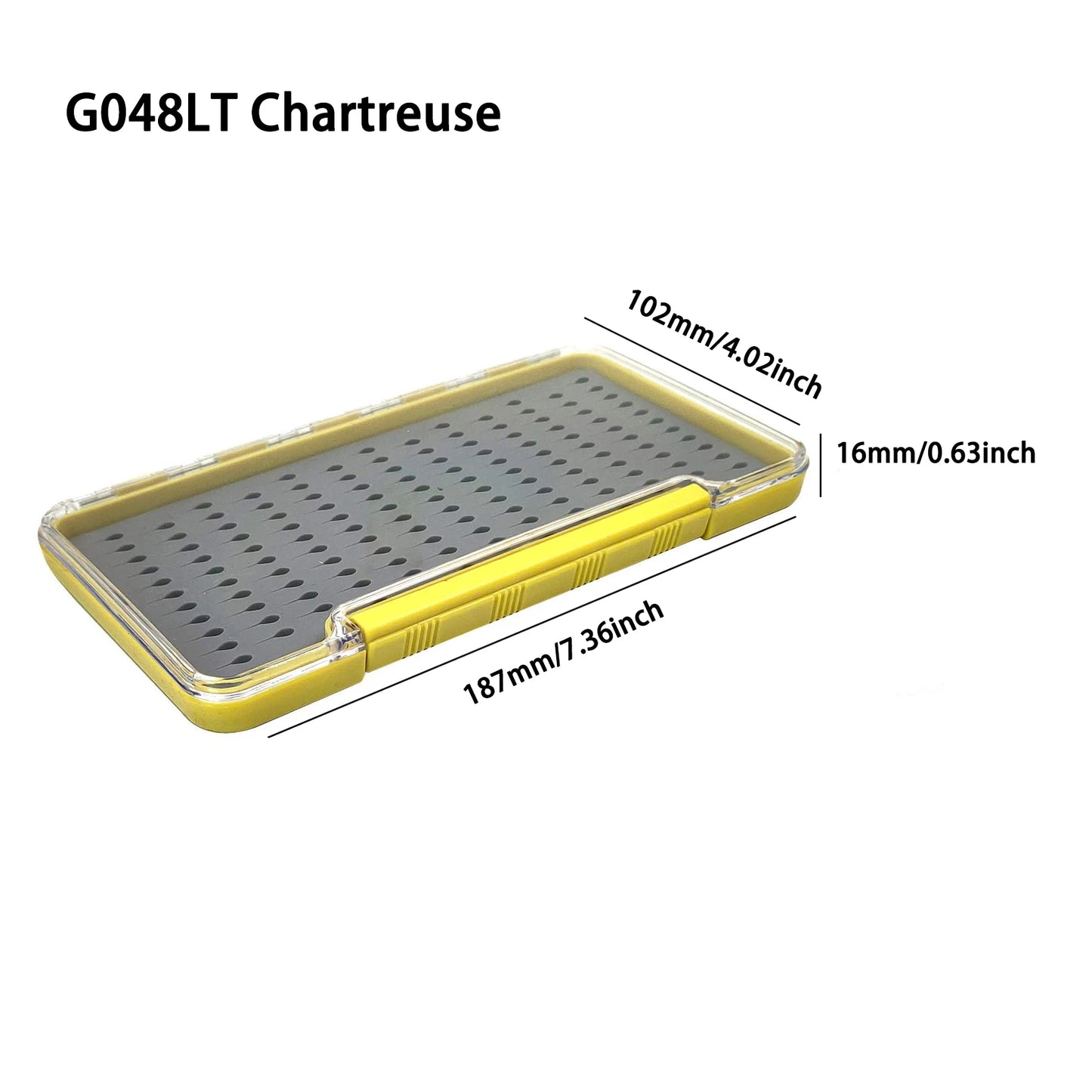 Aventik 100% boîte à mouche étanche coussin de Silicone mousse boîte de pêche transparente stockage de pêche