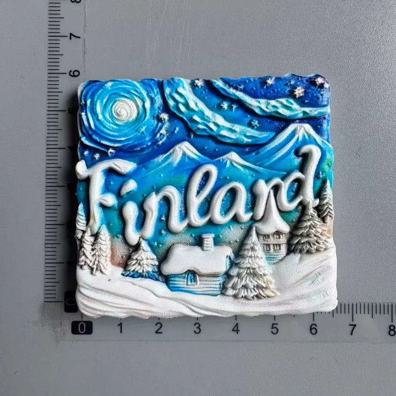 Aimant de réfrigérateur, Finlande, Norvège, Autriche, Grèce, Myanmar, Italie, Maroc, Algérie, États-Unis, ommage, Cordoba, Thaïlande, Prague, Lago de Côme, Garda