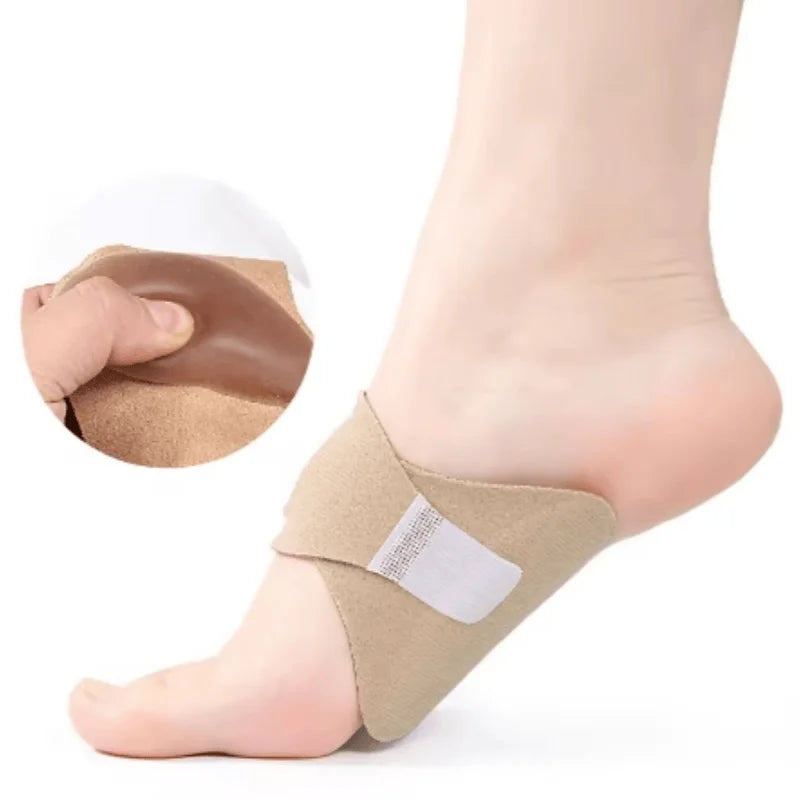 Semelles Orthopédiques Silicone Soutien Voûte Plantaire — Pieds Plats Homme & Femme
