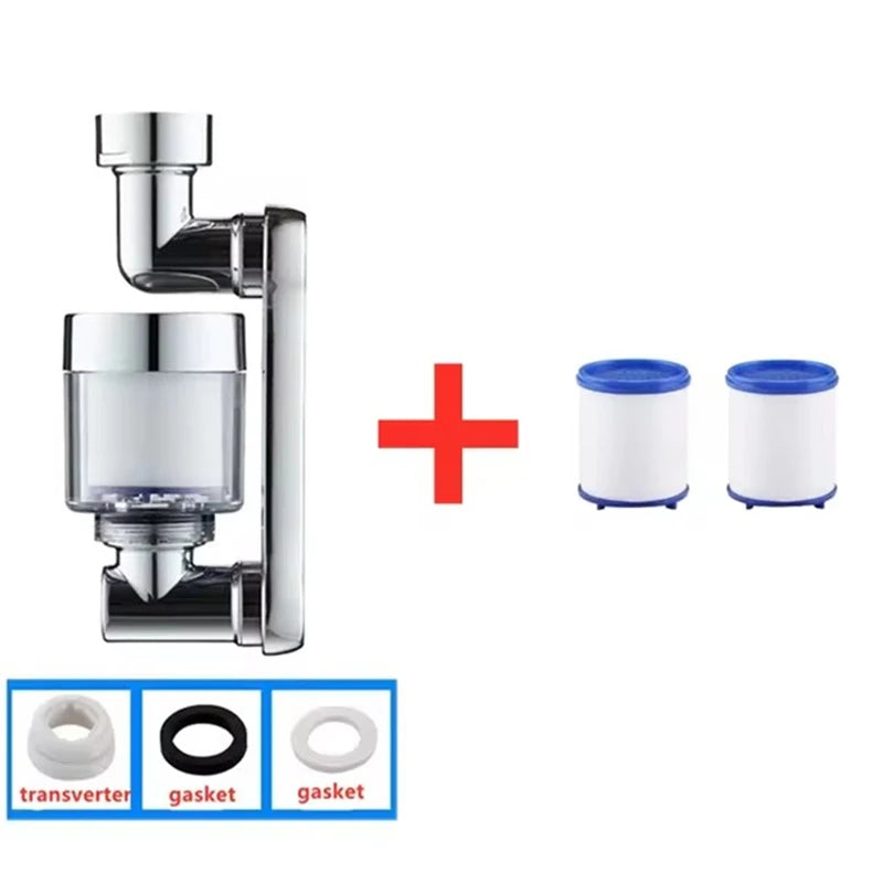 Buse filtrante rotative à 1080 ° universelle, robinet de cuisine domestique, robinet de ark, bras robotique, éclaboussures, moteurs F/05 et ET
