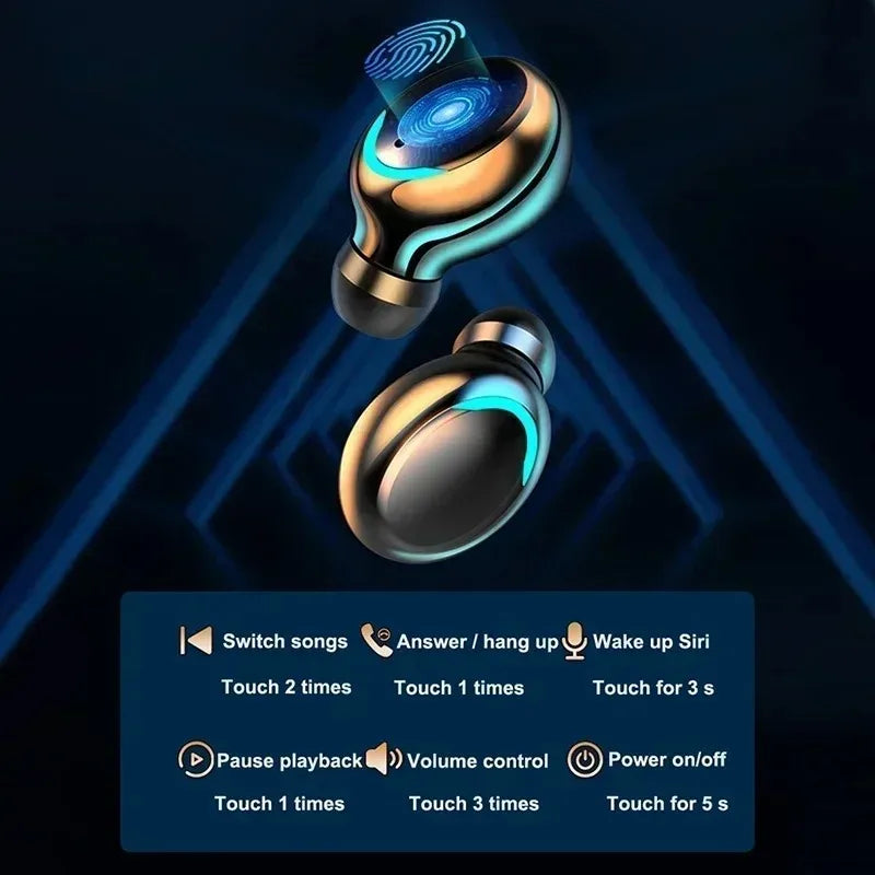 Écouteurs Bluetooth à conduction osseuse — sport, étanches, son stéréo HiFi