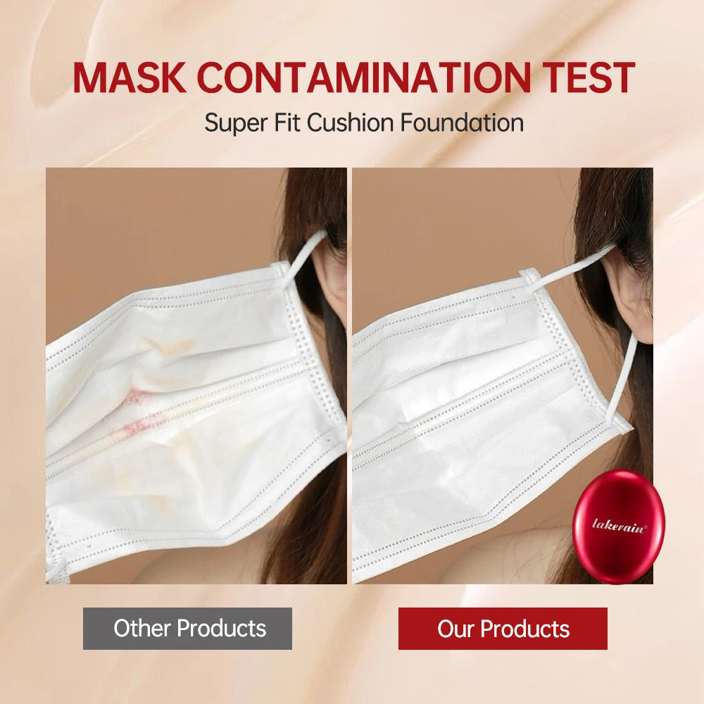 Base de maquillaje Super Cushion impermeable, crema aclarante de larga duración para mujeres, base facial, cosméticos coreanos