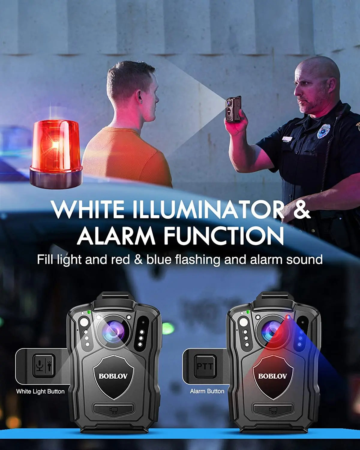 Caméra de Surveillance GPS Vision Nocturne IP67 — 128 Go Batterie 4200 mAh