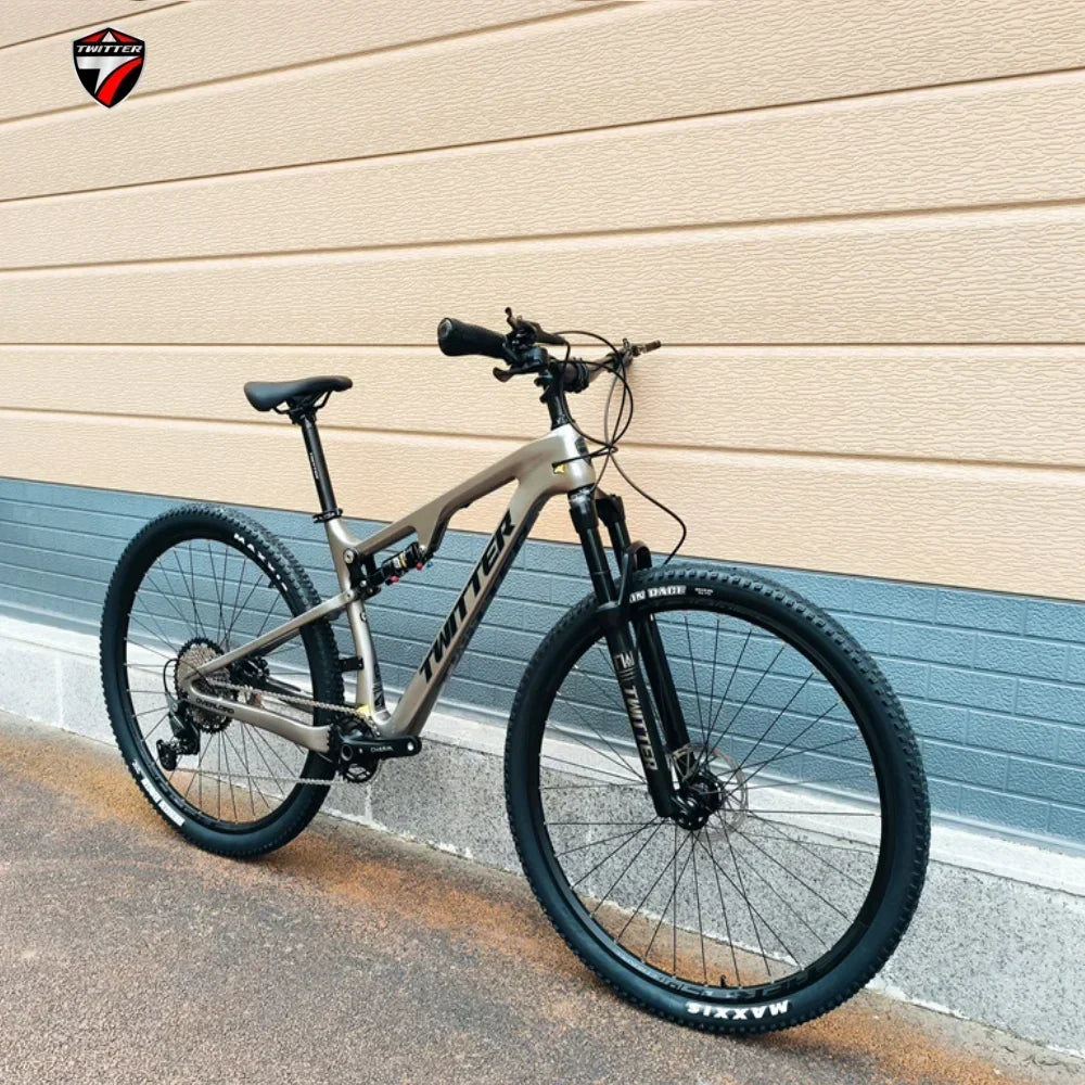 TWITTER OVERLORD M6100-12S hydraulic disc brakes, AM-grade full suspension T900 carbon fiber mountain bike, 27.5/29 inches * 15/17/19/21 cm