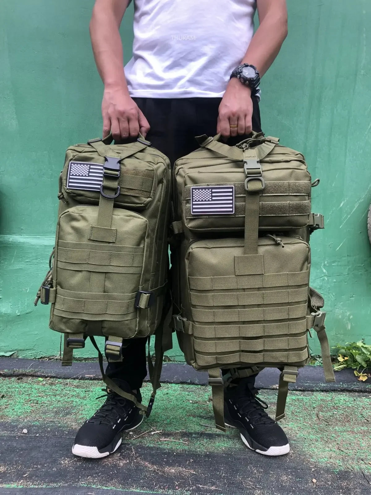 25L/50L robuste en Nylon imperméable à l'eau tactique sport Trekking pêche chasse Camping randonnée sac à dos sacs à dos en plein air