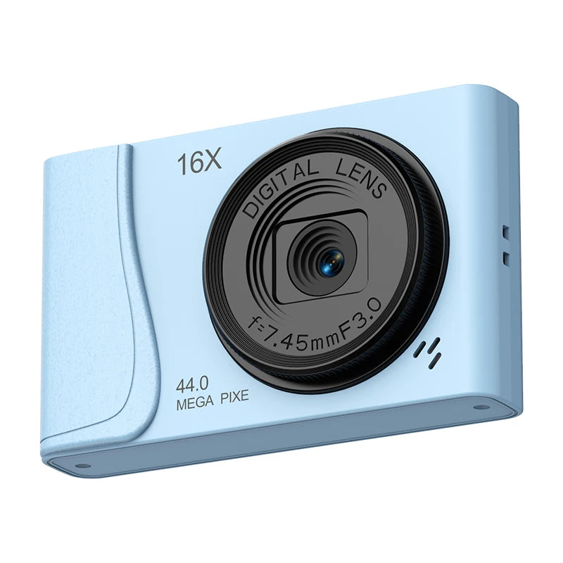 Cámara digital 4K, videocámara de 24 MP, zoom de 16x, cámaras compactas, enfoque automático para niños, adultos, principiantes, fotografía