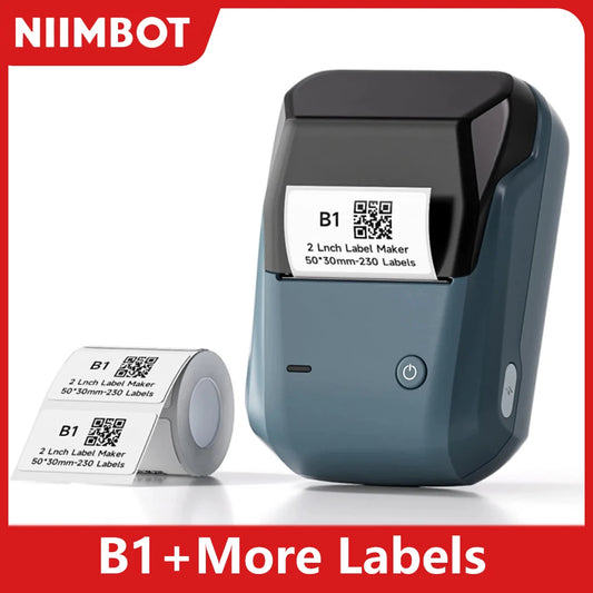 Niimbot B1 Mini impresora térmica portátil autoadhesiva etiquetadora de bolsillo impresora de etiquetas Bluetooth Niimbot B1