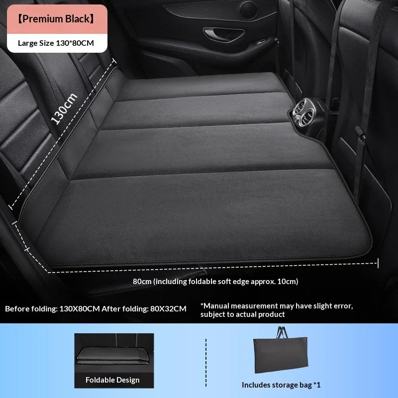 Matelas de voiture, lit de voyage, matelas pneumatique portable, siège arrière, camping, voyage en voiture, convient aux SUV, berlines, camions, pompe électrique, camping, coche