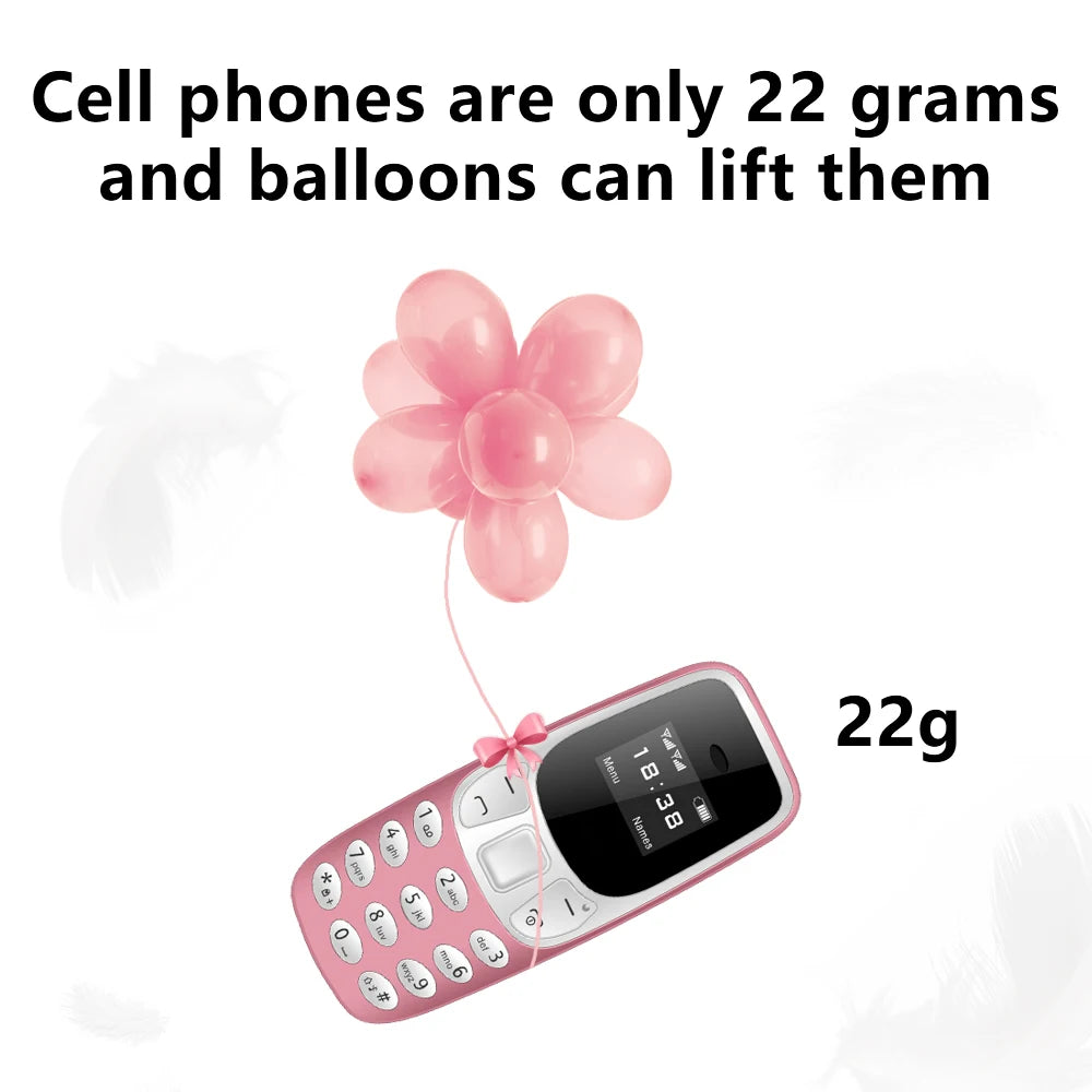 SERVO Petit Téléphone Portable Bluetooth Dialer voix Magique Faible Rayonnement Téléphone Enregistrement D'appel 2/3 SIM GSM Débloqué Mini Téléphone Portable