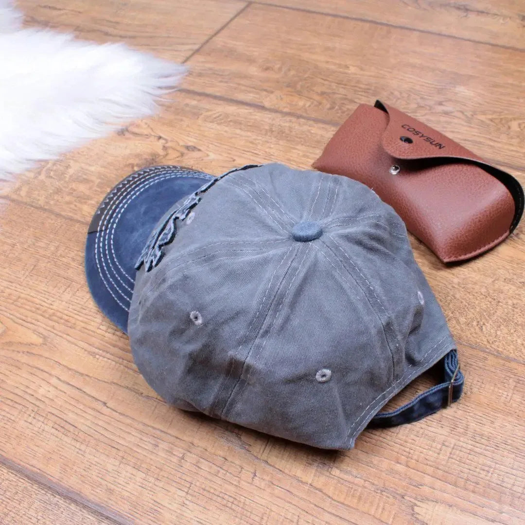 Casquette de Baseball Vintage unisexe, chapeaux en coton délavé pour hommes et femmes, casquette décontractée avec lettres noires brodées, casquette de sport de plein air