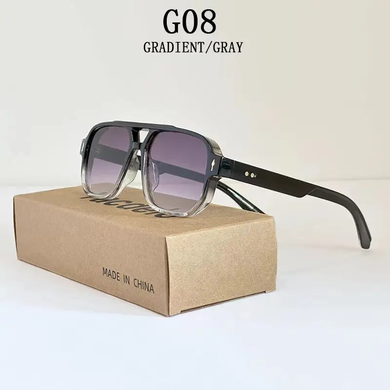 Lunettes de soleil vintage pour hommes, à la mode, dropshipping, 2025