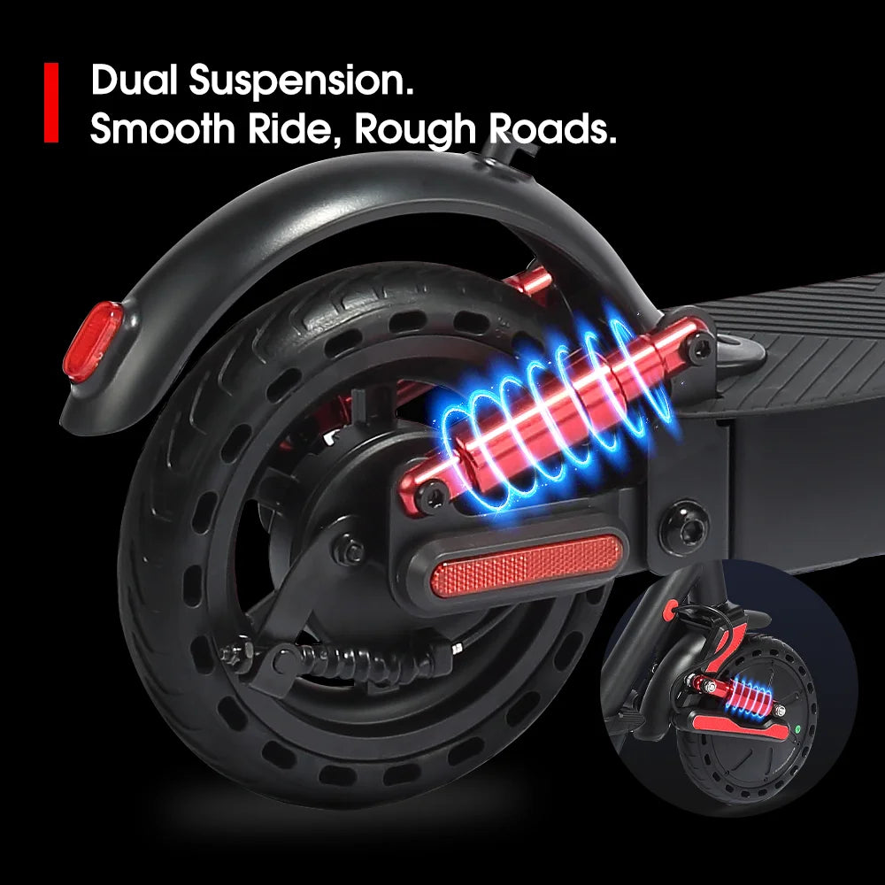 HUANCI D06 500W patinetes eléctricos e-scooter adulto 36V25AH e-scooters plegables 32 KM/H patinete eléctrico de 8.5 pulgadas