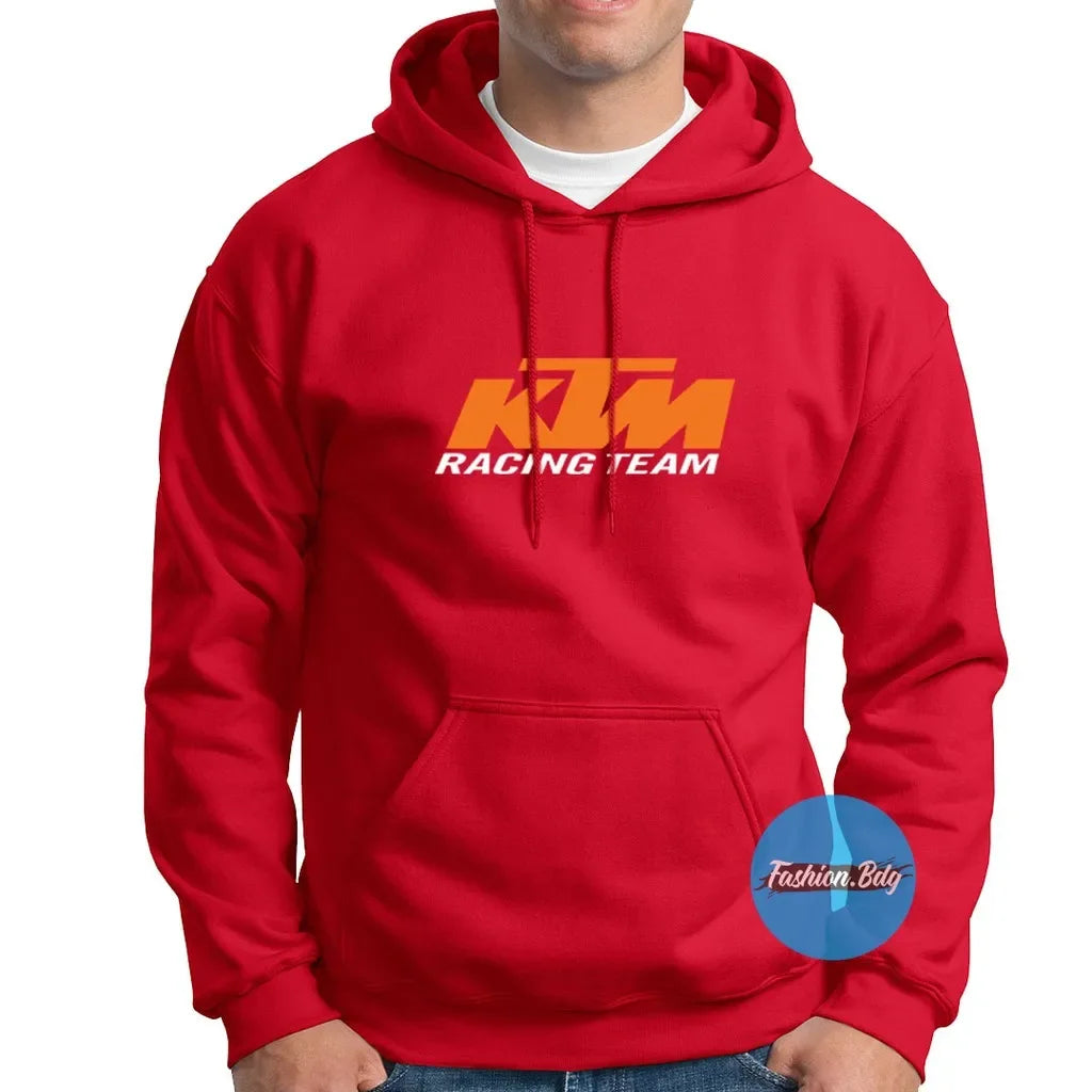 Sweat-shirt à capuche streetwear moto pour hommes et femmes — tendance, sport, pulls
