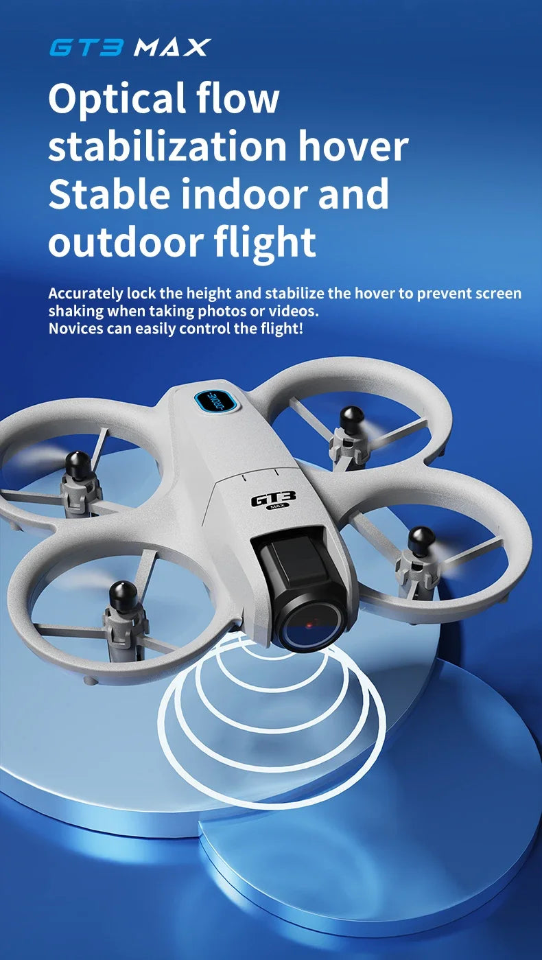 Drone 8K HD — grand écran, flux optique, moteur brushless, évitement intelligent d'obstacles, UAV