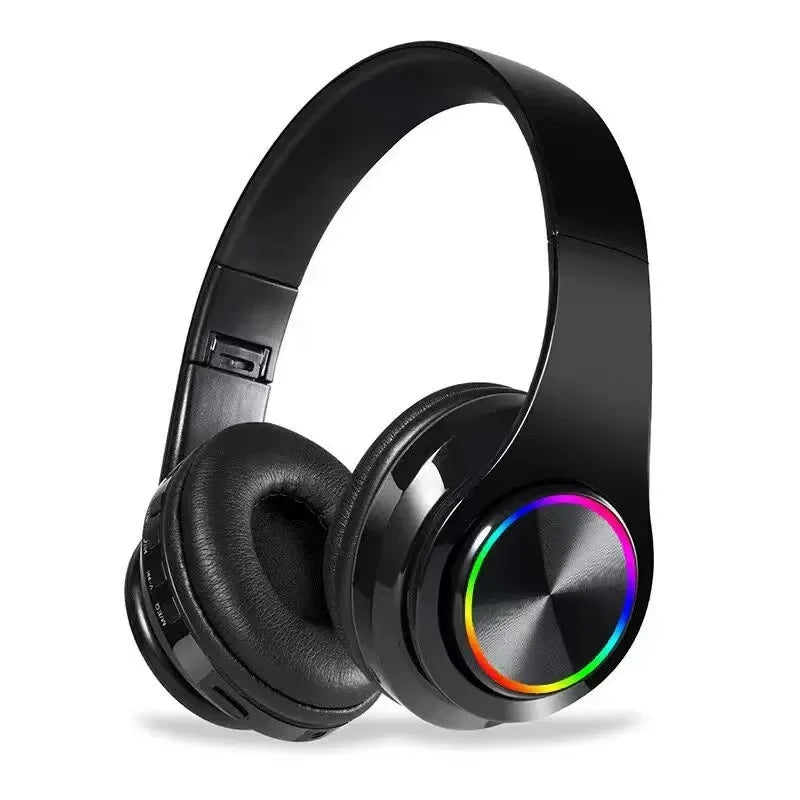 New B39 Wireless Bluetooth Over-Ear Headphones with Microphone, Noise Cancellation, and Stereo Sound for Sports and Gaming