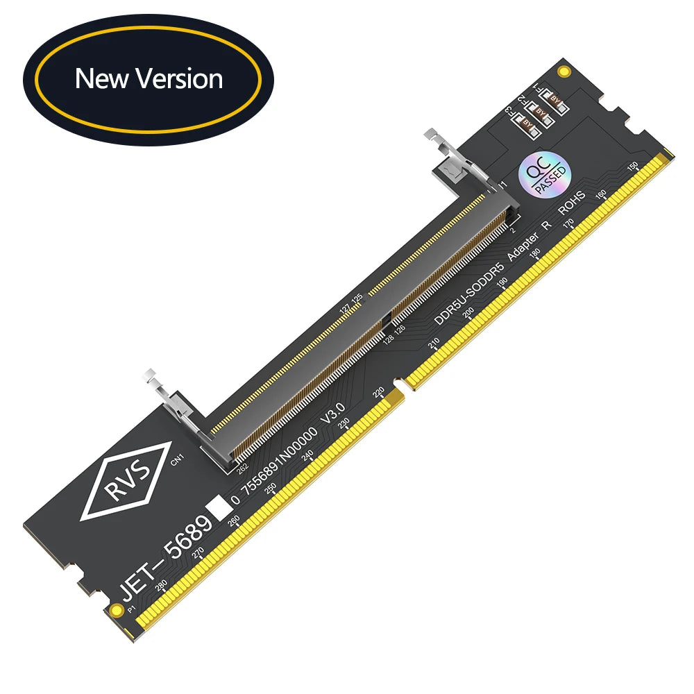 Adaptateur Mémoire SO-DIMM Laptop vers DIMM Desktop — Convertisseur RAM DDR4 PC Bureau