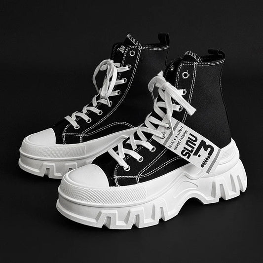 Women Casual Vulcanized Shoes Lightweight Canvas Sneakers Comfortable Flat Shoes Size 41 42 High-Top Sports Shoes Women's Shoes