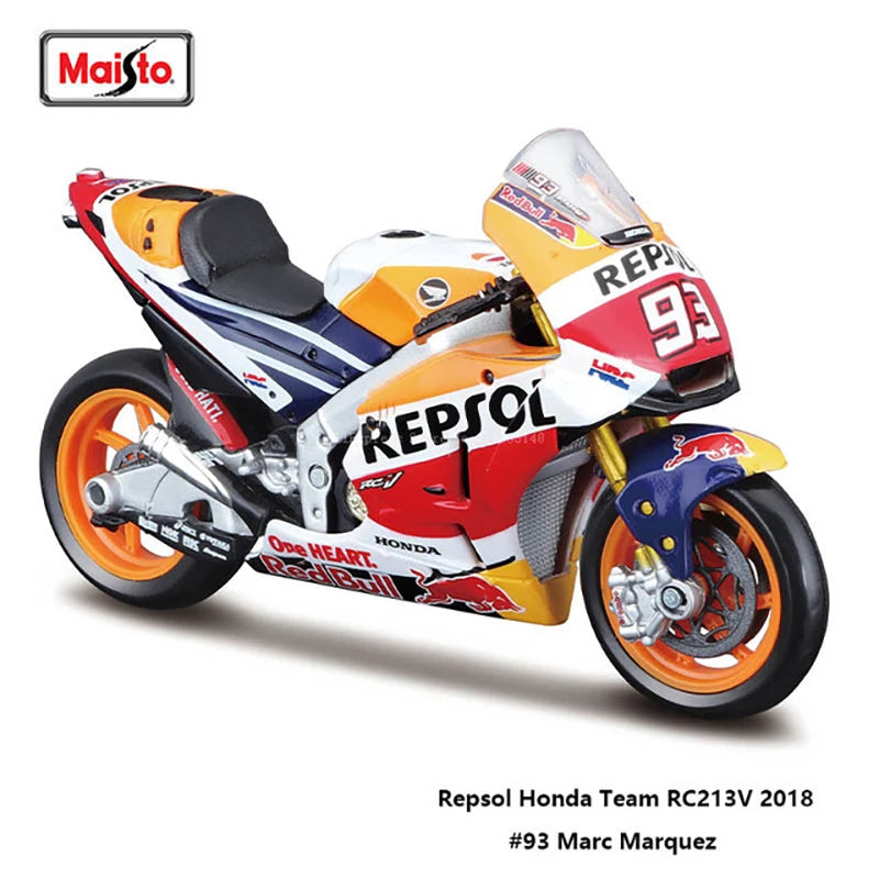Maisto 1:18 2024 Equipo Ducati Lenovo # 1 Bagnaia Piloto Campeón Moto GP Carrera Aleación Fundida Modelo de Motocicleta Colección Regalo Juguete