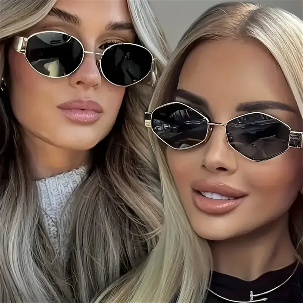 Lunettes de soleil polarisées UV400 — cadre rond, casual, mode, extérieur
