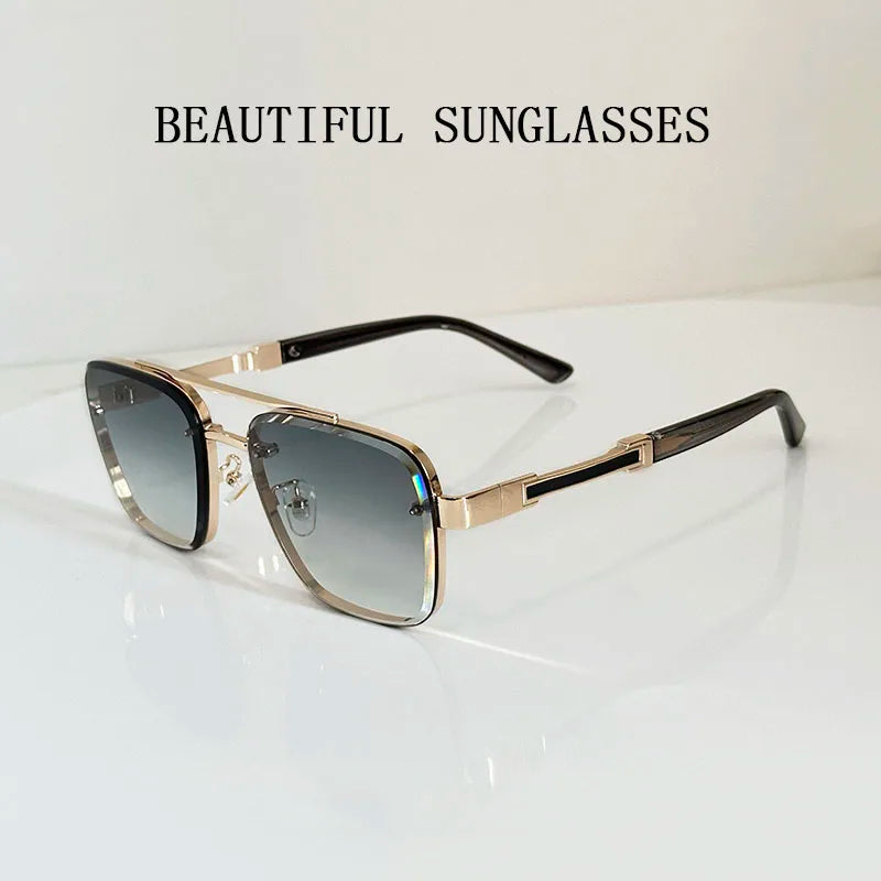 Lunettes de soleil pour hommes vintage carrées — femmes, rétro, mode