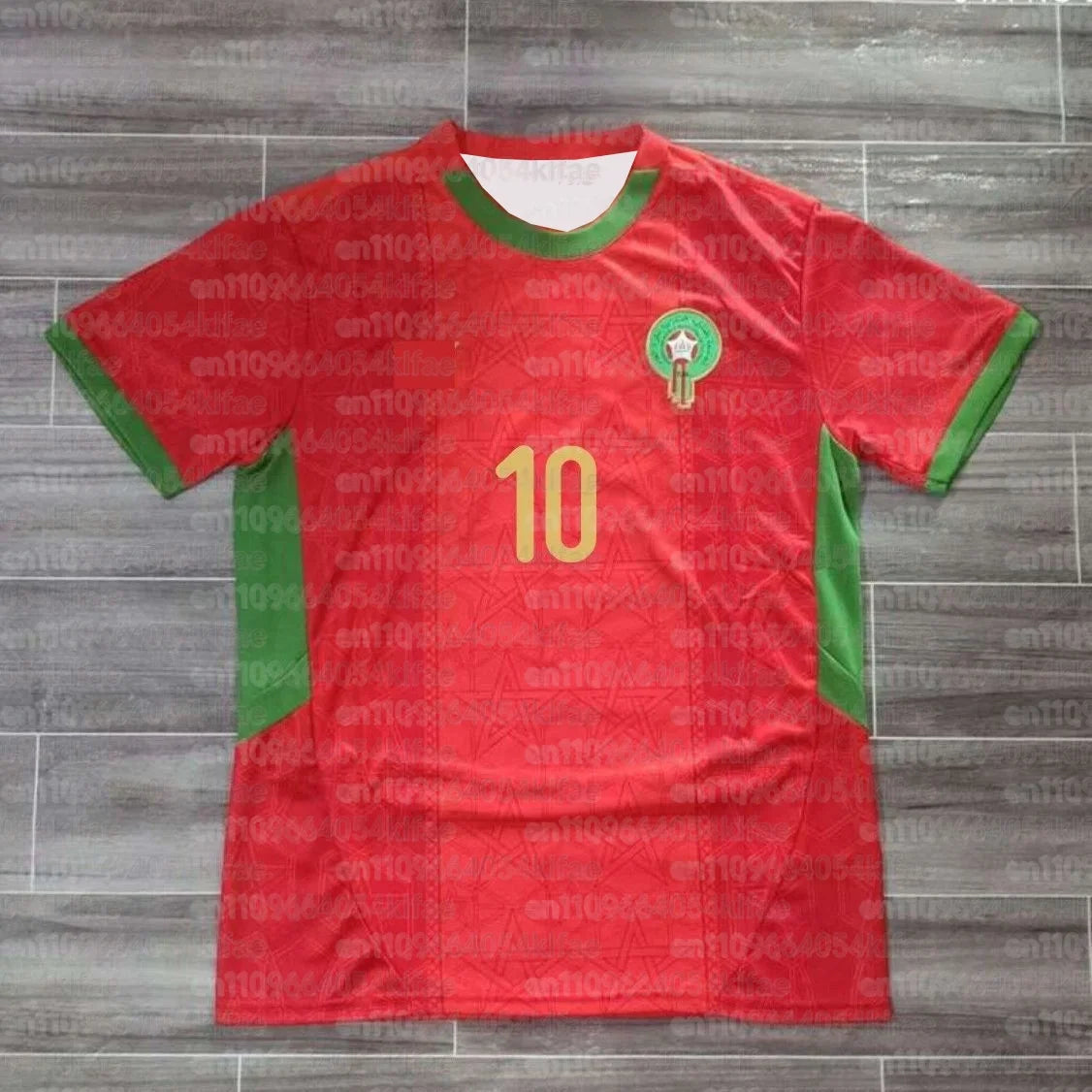Conjunto de camisetas de fútbol de Marruecos 2025 para casa y visitante, estampado 3D, manga corta, para deportes al aire libre, camiseta para adultos y niños