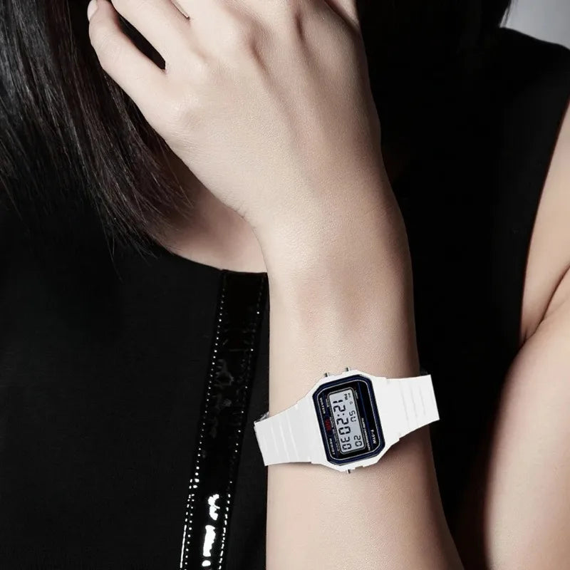 Montre Militaire Analogique Numérique LED — Étanche Alarme Enfants Femmes