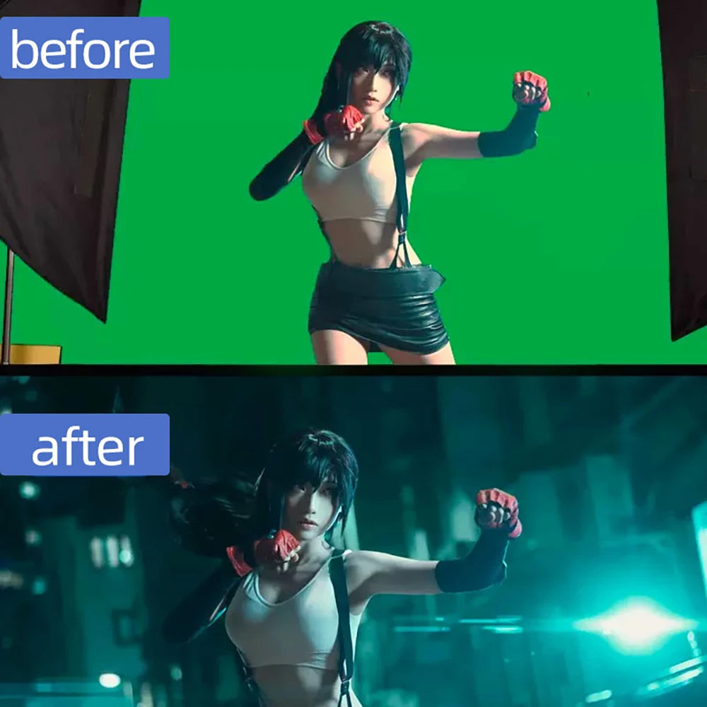 Fond de Photographie Mousseline Chromakey — Écran Vert, Blanc, Noir ou Gris Studio