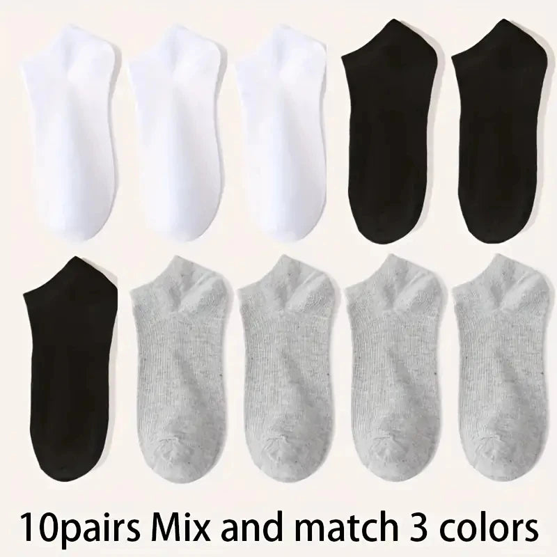 Chaussettes de rinçage unisexes, respirantes et légères, confortables, adaptées à tous, idéales pour le sport, 03/Wear, lot de 5/10