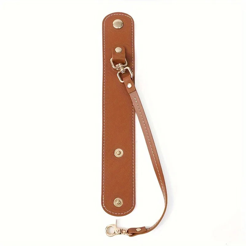 Sangle Porte-Gant Cuir Vintage — Fermoir Sac à Main Chapeau Camping Femme