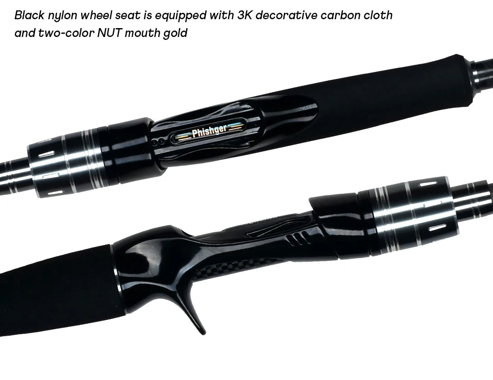 MAXIMUS leurre canne à pêche 1.8m 2.1m 2.4m 2.7m 3.0m 30T carbone filature Baitcasting FUJI Guide voyage coulée 3-35g L/M/MH BIUTIFU