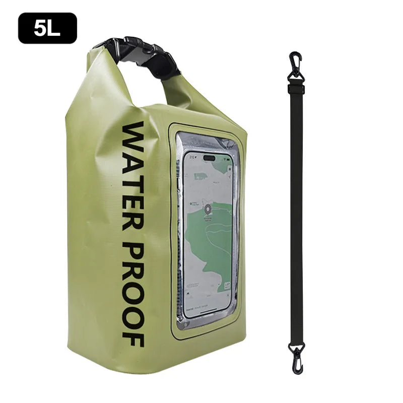 2L 5L sac sec sac de natation écran tactile extérieur étanche Kayak sac de rangement Trekking dérive Rafting surf canotage sac à dos