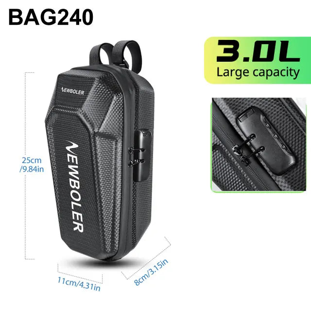 Sac Avant Scooter Électrique 3L/5L — Verrouillage Mot de Passe Étanche EVA