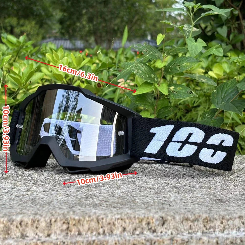 Lunettes Moto Motocross Tout-Terrain Homme — VTT, Masque Coupe-Vent, Protection, Cyclisme