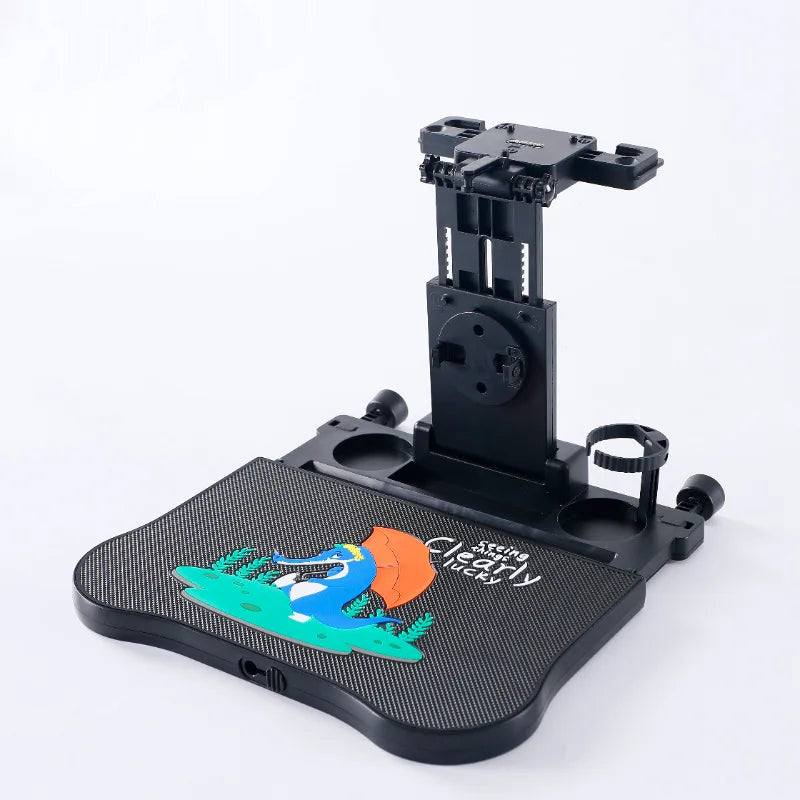 360 °   Table rotative pour plateau de voiture – Support de siège arrière en ABS, porte-ordinateur portable et porte-boissons pour les voyages sur route