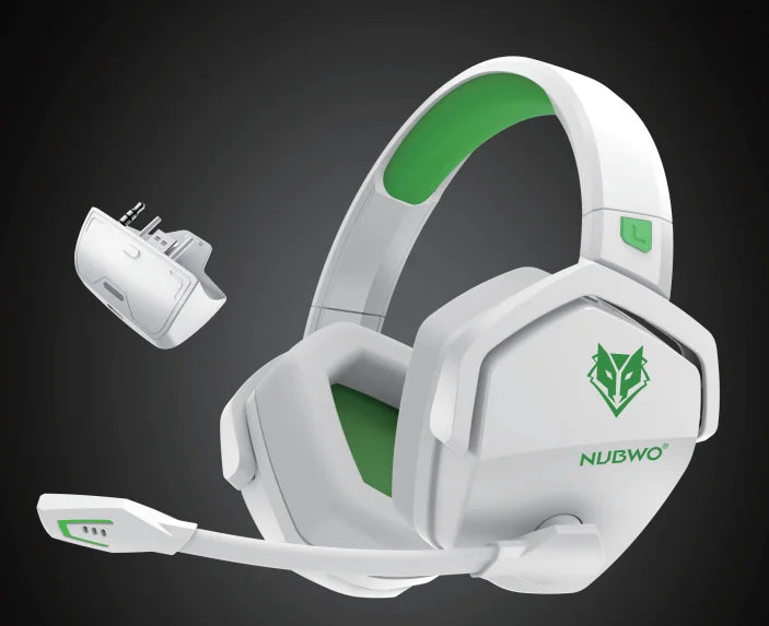 NUBWO G06 Dual Wireless Gaming Headset with Microphone for PS5, PS4, PC, Mobile, Switch 2.4GHz Bluetooth Wireless Headset