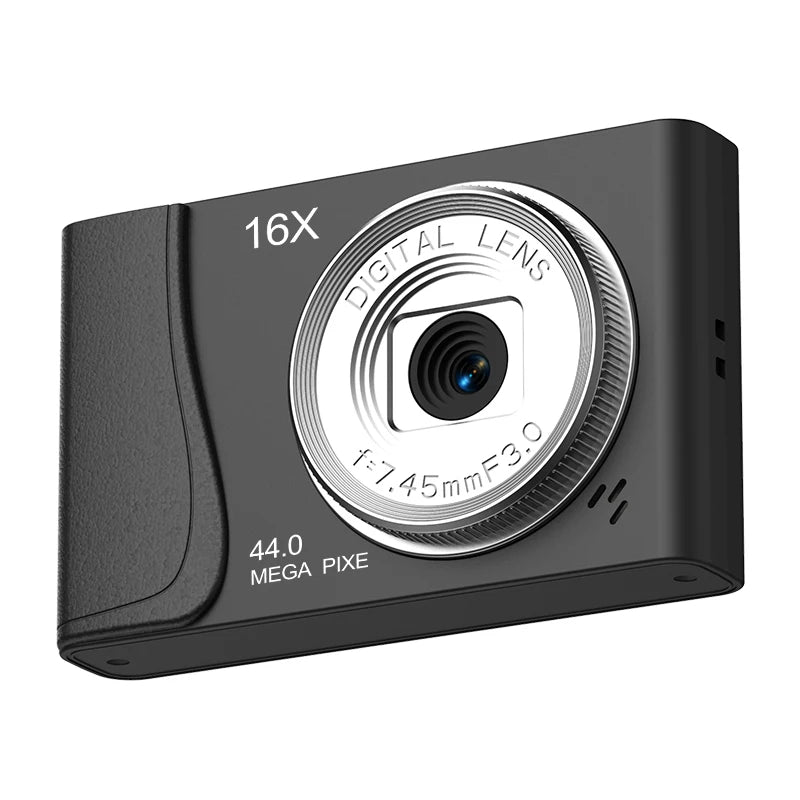 Cámara digital 4K, videocámara de 24 MP, zoom de 16x, cámaras compactas, enfoque automático para niños, adultos, principiantes, fotografía