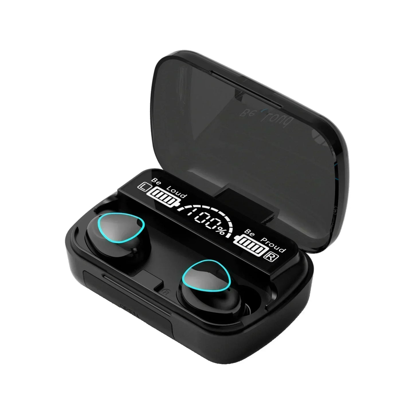Original M10 Bluetooth Wireless Earbuds - All-in-one Sports Headset with Active Noise Cancellation, Stereo Sound, and Built-in Microphone