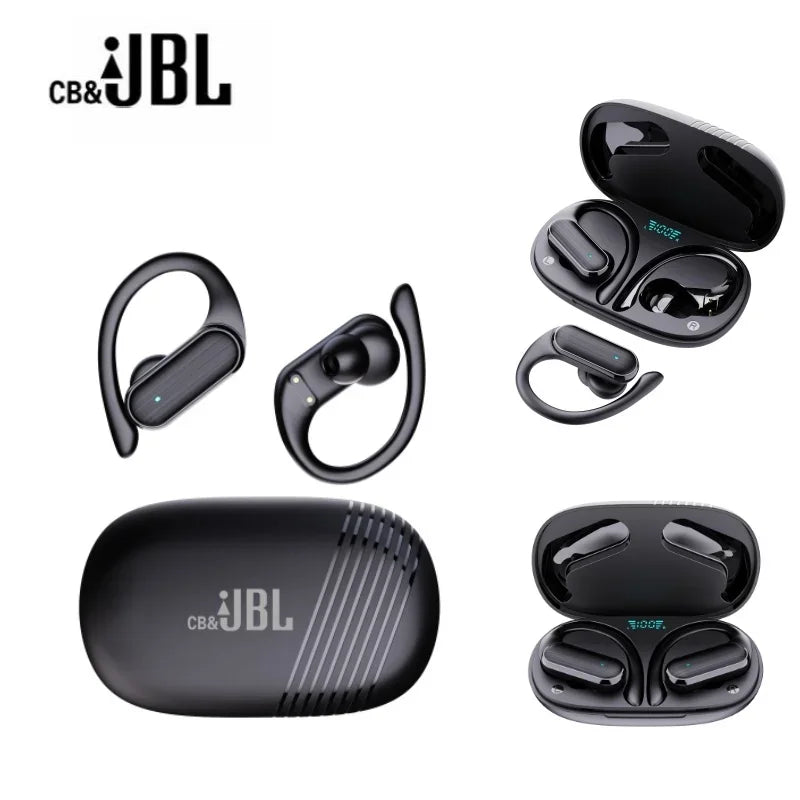 For CB & JBL Bluetooth TWS Wireless Earphones A520 Earpieces Earhooks Gaming Headset Sports Touch Control Earbuds with Mic