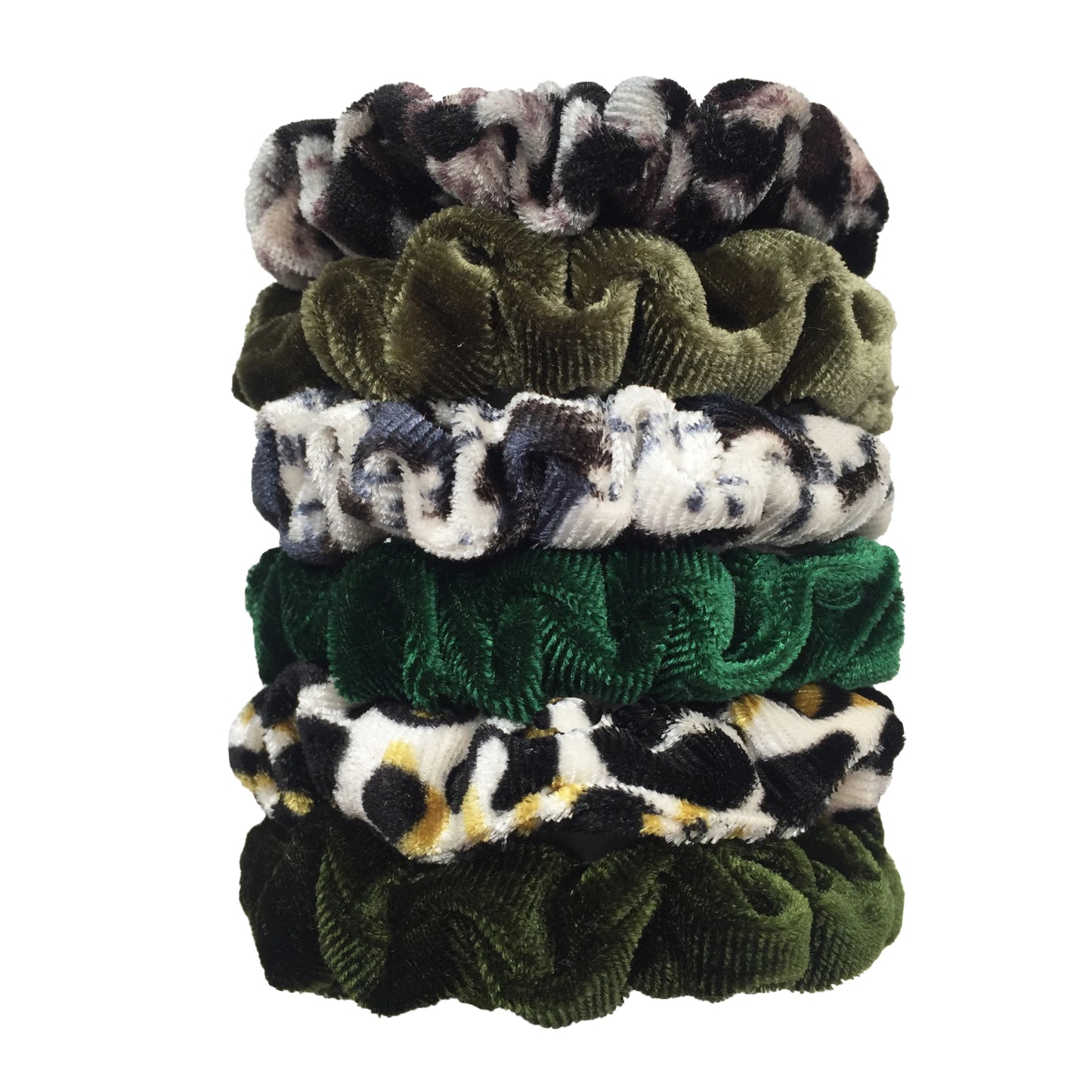 24/50/6 piezas de coleteros para mujer, accesorios de boutique de terciopelo, bonito estampado de leopardo, banda elástica de alta calidad, cinta para el pelo, lazo para cola de caballo