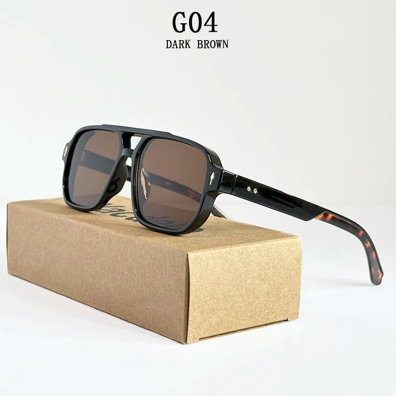 Lunettes de soleil vintage pour hommes, à la mode, dropshipping, 2025