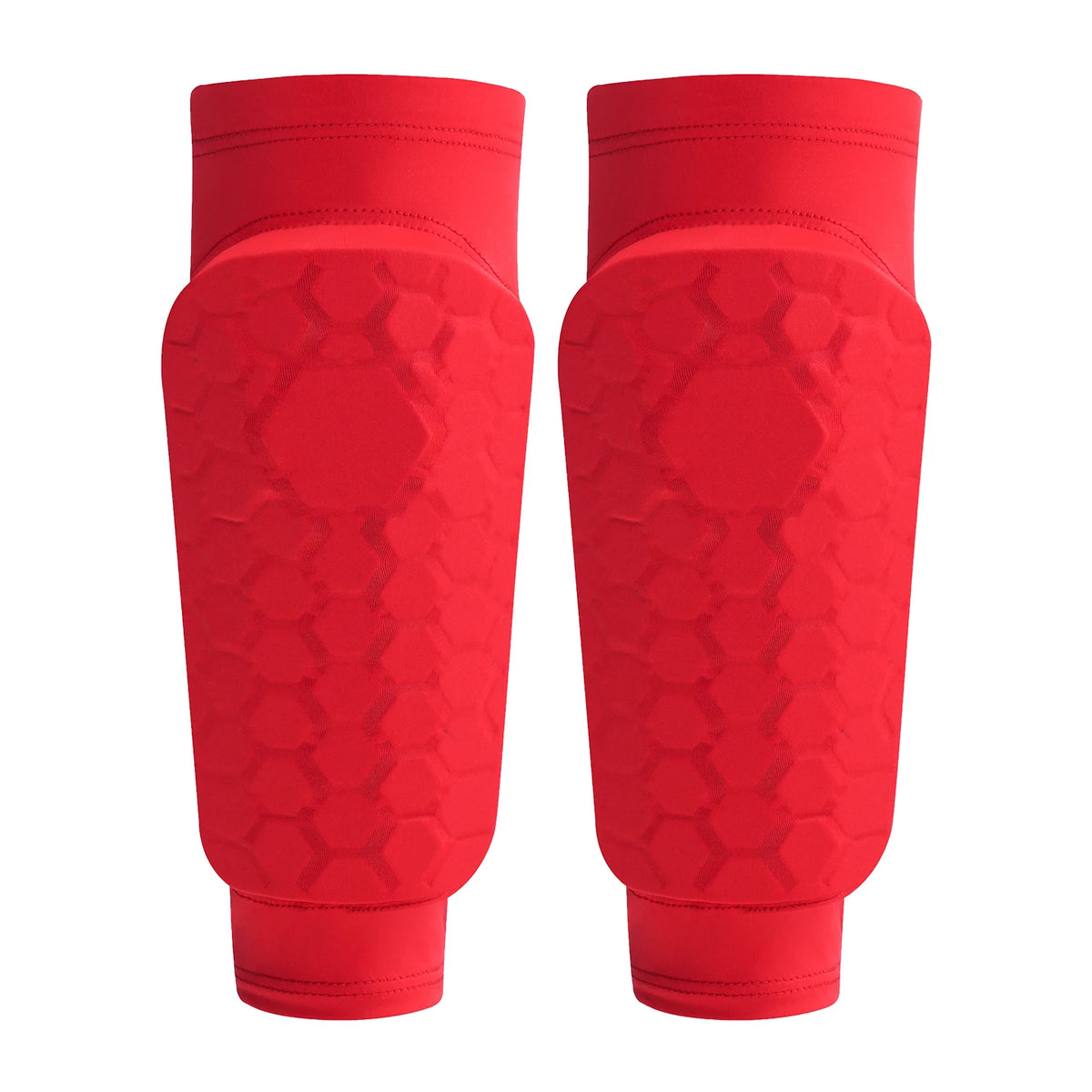 Protège-Tibias Football Enfant EVA Alvéolé — Silicone Antidérapant, Léger
