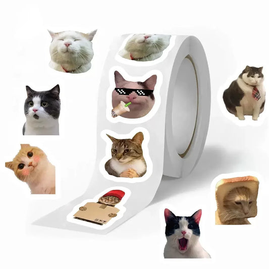 Autocollants Graffiti chat mignon, 500 pièces, pour cahiers, bouteilles d'eau, bagages, coques de téléphone, décoration DIY et autocollants pour enfants
