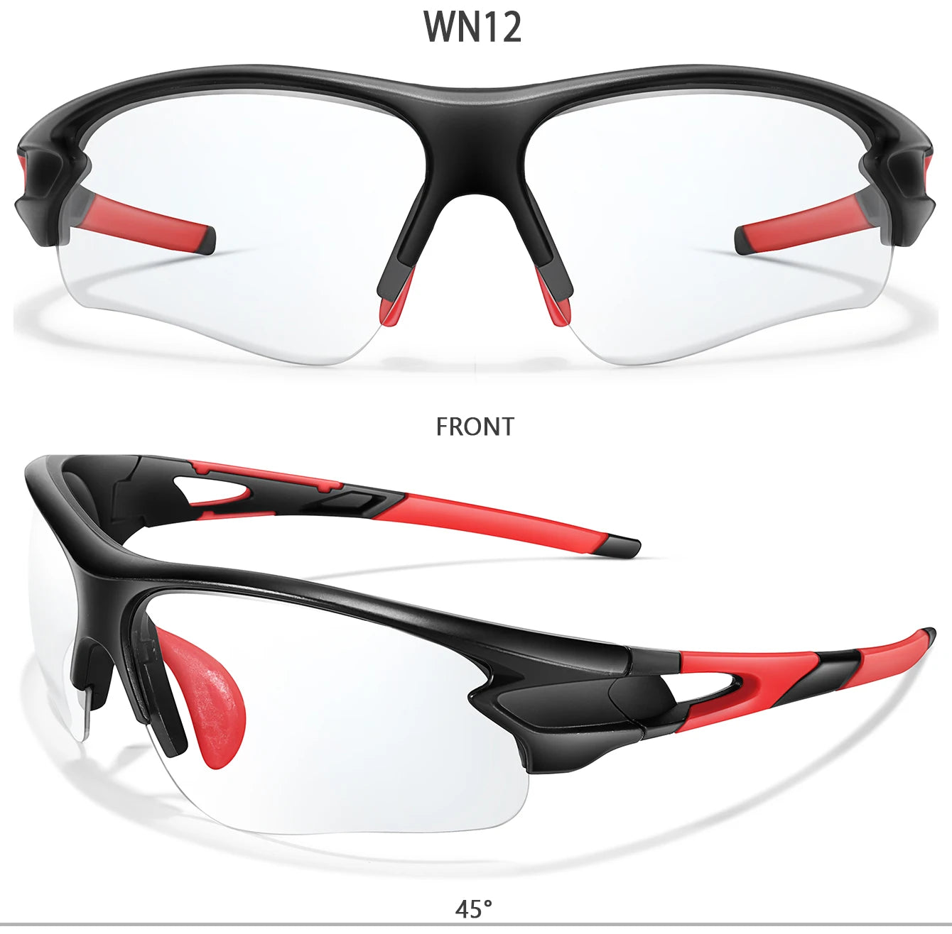 Lunettes de soleil photochromiques pour hommes et femmes, lunettes de sport de plein air, pêche, cyclisme, course à pied, conduite, marque de mode