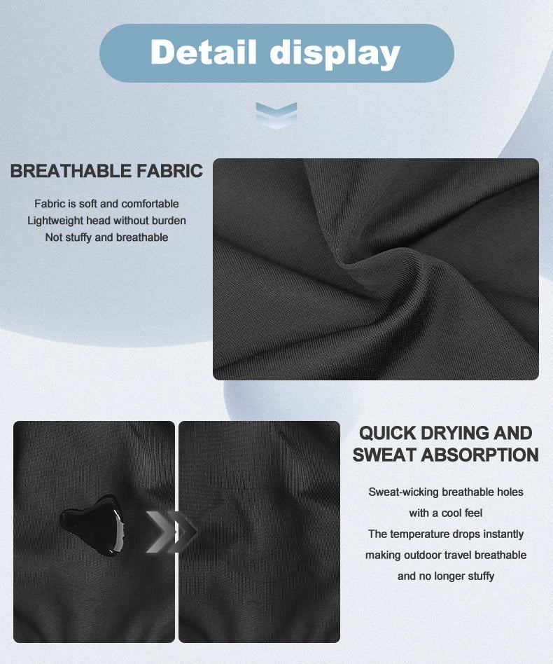 Masque d'équitation moto — protection vent et chaleur, masque complet respirant, cagoule, écharpe