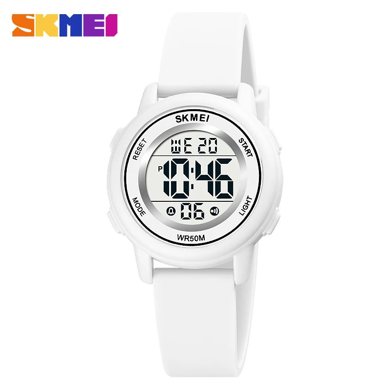 Montre enfant étanche sport colorée — numérique, antichoc, garçons et filles
