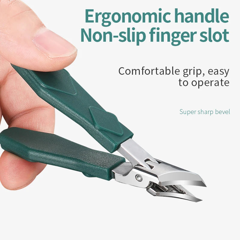 Coupe-ongles pour ongles incarnés ou épais, coupe-ongles professionnel pour podologue, pince à ongles avec acier inoxydable Ultra