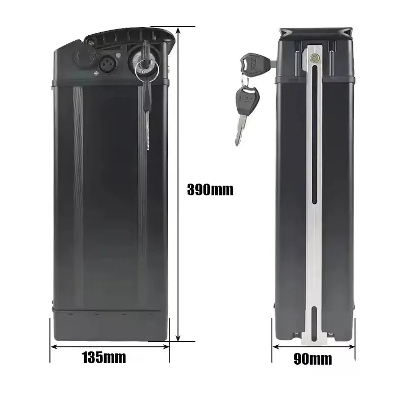 Original 48V Silverfish Battery For Electric Bicycle 20Ah, 30Ah, 17Ah, High Capacity Batteries, 18650 Cells 500-2000W Power