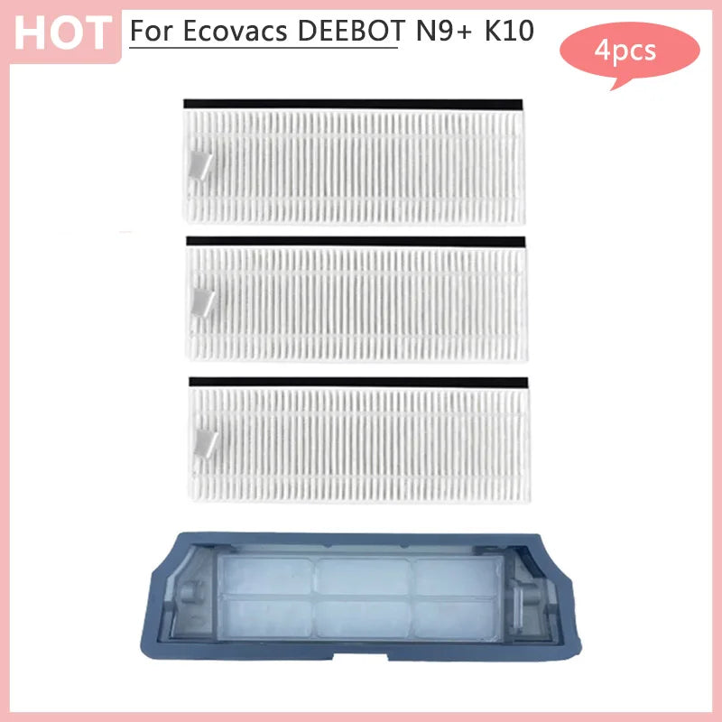 Main Brush Cover for Ecovacs DEEBOT N9 + K10 Yeedi Robot Vacuum Cleaner, Dust Box, Hepa Filter, Mop Cloth Module, Home Accessories