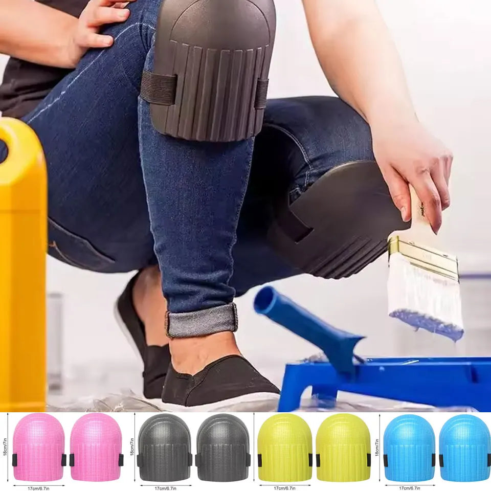 2Pcs EVA Foam Protection Kneepads Soft Padding for Work Workplace Safety Self-Protection Sport Knee Pads for Gardening Cleaning