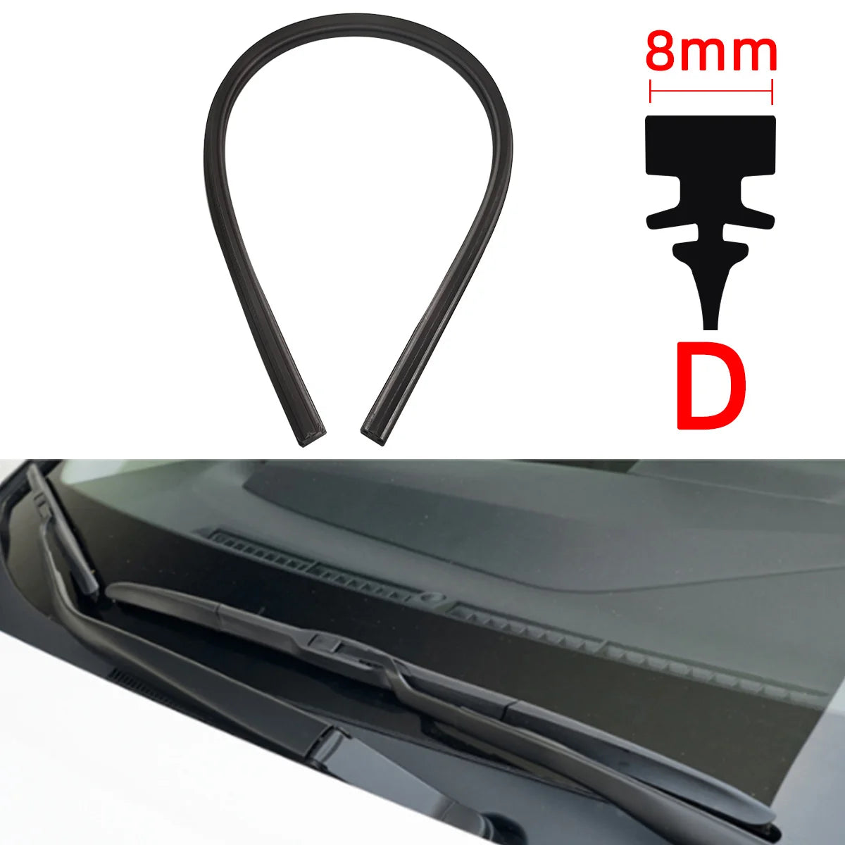 Recambios de limpiaparabrisas para coche, todas las estaciones, tiras de goma natural, piezas de repuesto, todos los tipos adecuados para 14 a 32 pulgadas